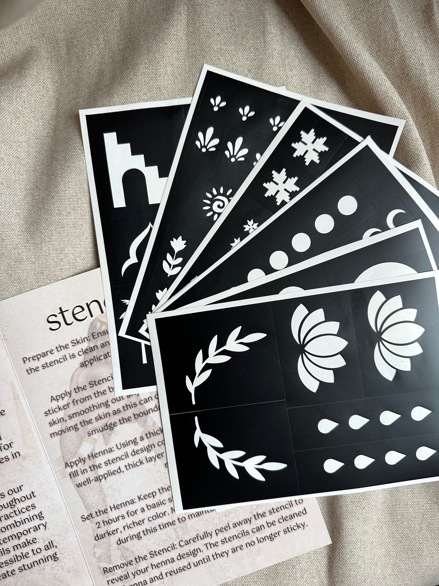 Stencils for Henna