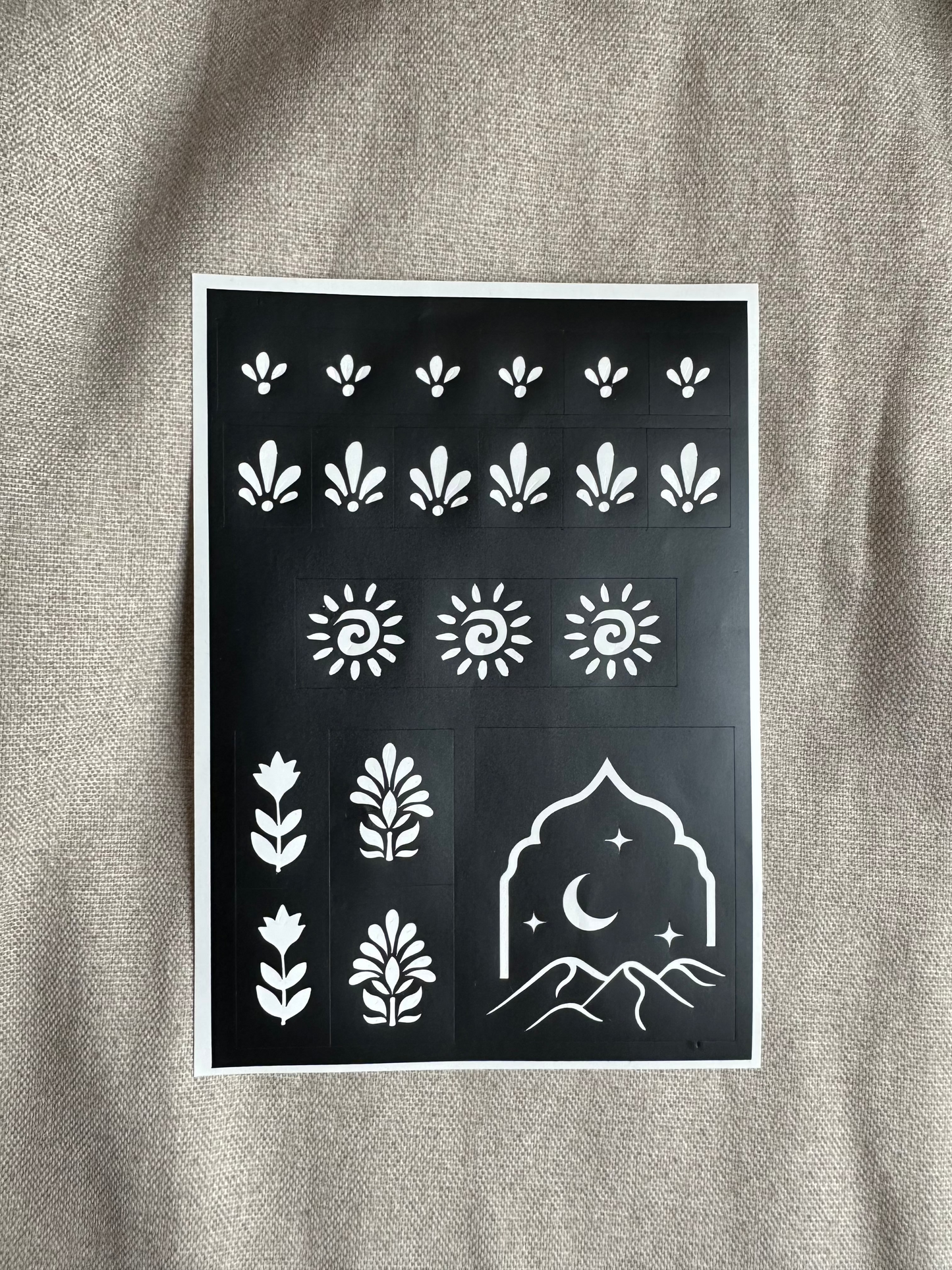 Stencils for Henna