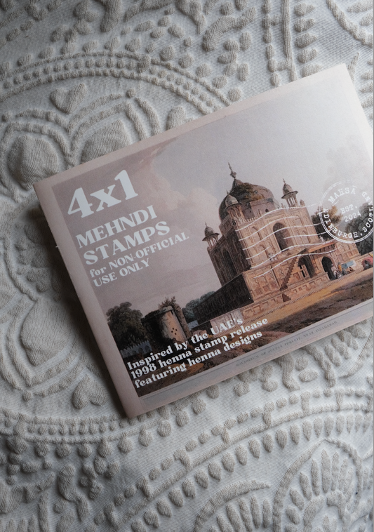 Henna Stamp Booklet Stickers