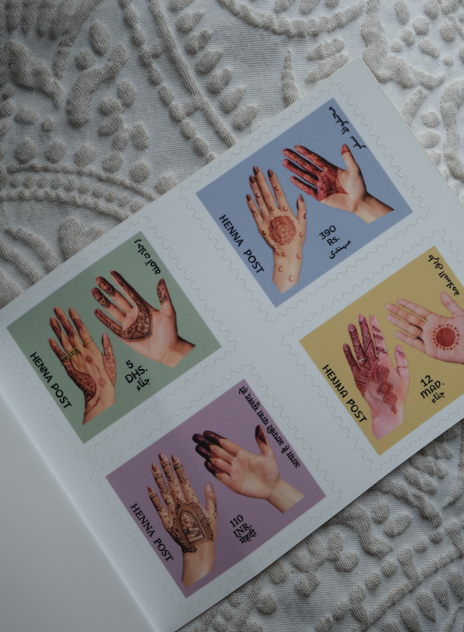 Henna Stamp Booklet Stickers